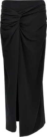 Rotate Fitted Twisted Skirt