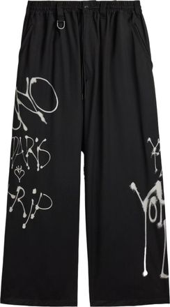 adidas x Y-3 Chito Graphic Wide Wool Pants Asia Sizing Black KR8712