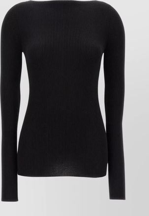Rick Owens knitwear silhouette sweater back texture