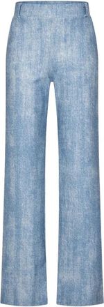 Hart by Helena Hart 7708 Broek Soul Lano - Dames - Loose Fit Jeans - Blauw - M - Leer - Jeans