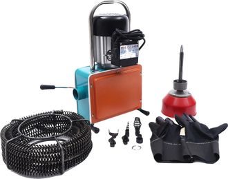OEM M&aacute;quina Desatascadora, Motor Potente, Uso Vers&aacute;til, Color Naranja