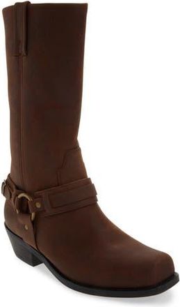 Jeffrey Campbell Waylon Western Boot in Dark Brown Oiled at Nordstrom Rack, Size 5.5