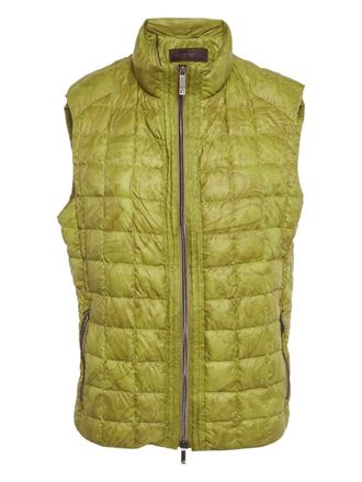 Etro quilted gilet - Green
