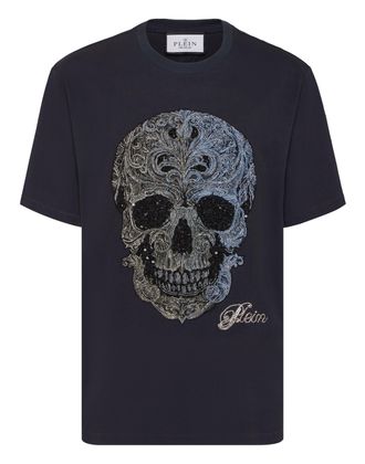 Philipp Plein T-Shirt Ronde Hals Ss Skull