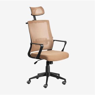 Sklum Sklum - Silla De Oficina Con Ruedas Y Reposacabezas Teill Black