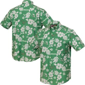 Reyn Spooner Mens Reyn Spooner Kelly Green Philadelphia Eagles Kekai Performance Button-Down Top at Nordstrom, Size Xxx-Large