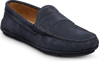 Allen Edmonds Apex Driving Loafer in Navy Suede at Nordstrom, Size 11.5