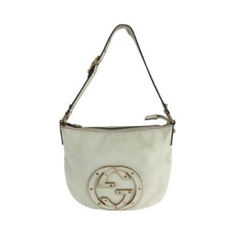 Gucci Pre-owned Shoulder Bags, female, White, Size: ONE SIZE Pre-owned Shoulder Bag