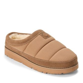 Dearfoams Fireside Grafton Sport Nylon Puff Water Repellent Clog in Driftwood at Nordstrom, Size 13