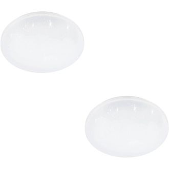 Loops 2 PACK Sleek Design White LED Ceiling Light for Indoor Bathrooms