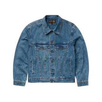 One Of These Days Denim Jackets, male, Blue, Size: L Denim Trucker Jacket
