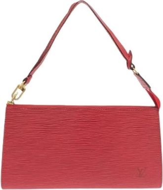 Louis Vuitton Pre-owned Epi Accessory Pouch - Dames - Vintage Schoudertas - Rood - ONE Size - Leer - Vintage