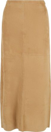 Ferragamo Lambskin Leather Pencil Skirt