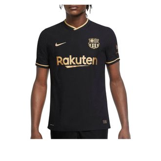 Nike FC Barcelona 20/21 Vaporknit Match Away Jersey Black Gold CD4184-011