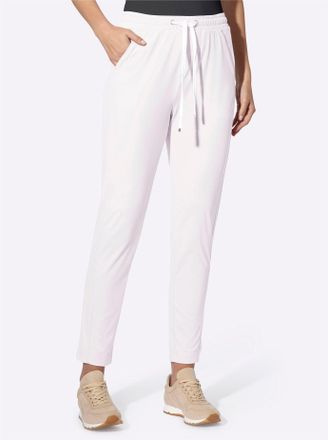 Heine Sweathose HEINE, Damen, Gr. 34, Normalgr&ouml;ssen, wei&szlig;, 80% Polyamid, 20% Elasthan, unifarben, Hosen Sweathose