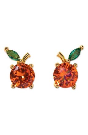 Girls Crew Orange Juice Stud Earrings in Gold at Nordstrom