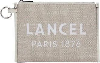 Lancel Clutch Caba Jute - Accessories - Mujer - Beige - ONE SIZE