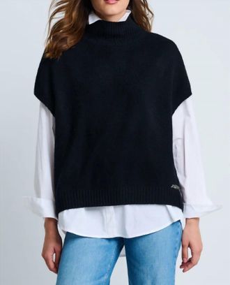 Lisa Todd With A Twist Sweater In Onyx