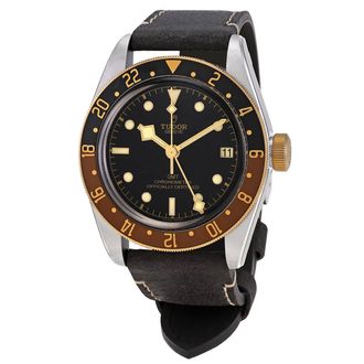 Tudor Black Bay Automatic Chronometer Black Dial Root Beer Bezel Mens Watch M79833MN-0003