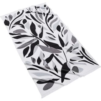 Kassatex Alameda Cotton Velour Beach Towel in Grey at Nordstrom Rack