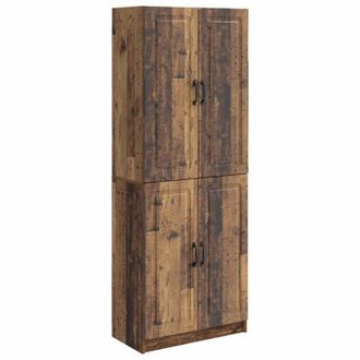 vidaXL Juego De Armarios 2 Pcs Madera De Ingenier&iacute;a Vidaxl
