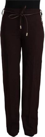 Patrizia Pepe Jeans - Dames - Straight fit broeken - Zwart - L - Broeken