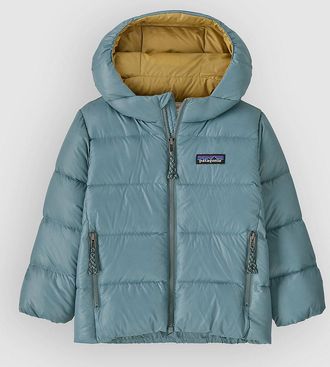 Patagonia Hi-Loft Down Sweater Hooded Kids Jacke blau