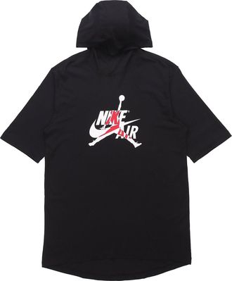 Air Jordan Sports hooded Short Sleeve Black CJ6603-010