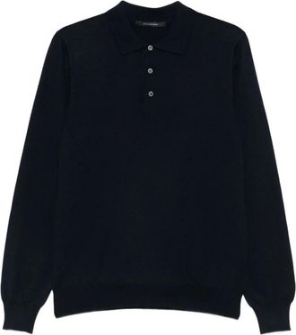 Tagliatore Polo Shirts - Heren - Polos - Blauw - 3XL - Tops