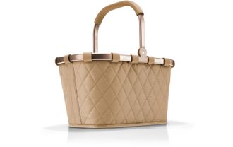 Reisenthel Einkaufskorb REISENTHEL Carrybag, Damen, gold (goldfarbenocker), Polyester, Einkaufsk&ouml;rbe Einkaufskorb, Aus recyceltem Material