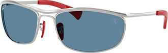 Ray-Ban RB3819M Polarized F007S2 Mens Sunglasses Size 62