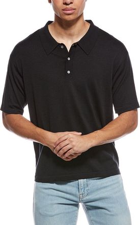 Frame Denim FRAME Silk-Blend Polo Sweater