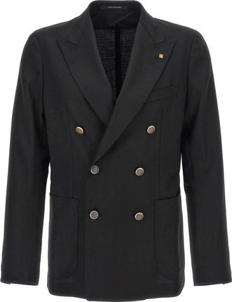 Tagliatore Heren, Jassen, Zwart, Maat: XL Wol