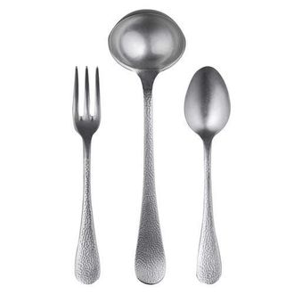 Mepra Epoque Serving Set - 3 Pieces in Pewter Silver at Nordstrom