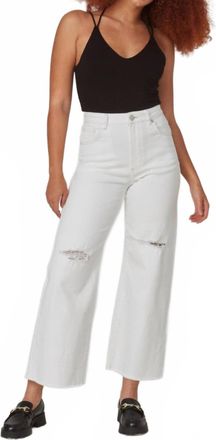 Lola Jeans Milan 31 Inseam Wide Leg Jeans In White