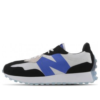 New Balance 327 Sport Shoes White Black Blue MS327HU