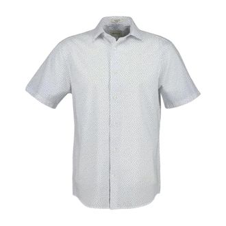 GANT Regular Fit Poplin Short Sleeve Shirt - male - Gant - Short Sleeve Shirts - White - M - Shirts