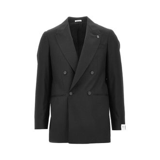 Breras Milano Arezzo wool double-breasted jacket Man 50