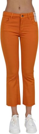 Re-hash Monica-Z Jeans voor Vrouwen - Dames - Cropped Jeans - Oranje - W28 - Jeans