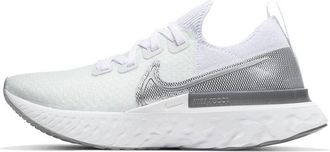 Nike (WMNS) Nike React Infinity Run Flyknit White Metallic Silver CD4372-101