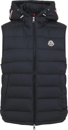 Moncler Black Marseillan Vest-Uomo