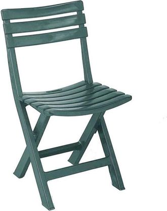 Trade Shop Trade Shop - Set 4 Pz Sedia Pieghevole Da Esterno Verde Da Giardino Campeggio Patio Lounge 020775