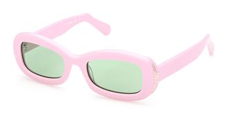 GCDS GD0027 72N Mens Sunglasses Pink Size 53