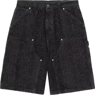 Carhartt Work in Progress OG Double Knee Short - Heren - Denim shorts - Zwart - XS - Katoen - Korte Broeken