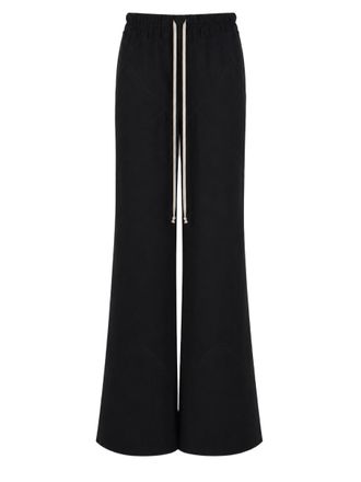 Rick Owens Wide-Leg Drawstring Pants with Minimalist Aesthetic