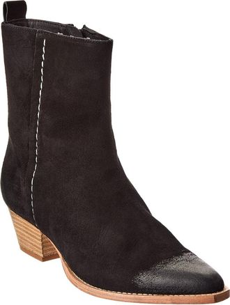 Free People Bowers Embroidered Suede Boot