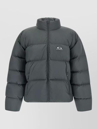 Balenciaga down jacket high collar quilted side pockets