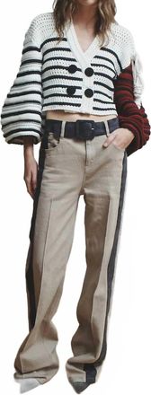 Hellessy Walter Straight Leg Jeans In Beige Wash / Beige