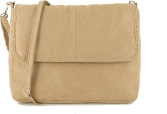 Loni Crossbody Shoulder Bag for Women in Faux Suede