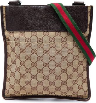 Gucci Pre-owned Gucci GG Canvas Web Crossbody Unisex Y2T5WAWW6V2O7MP4